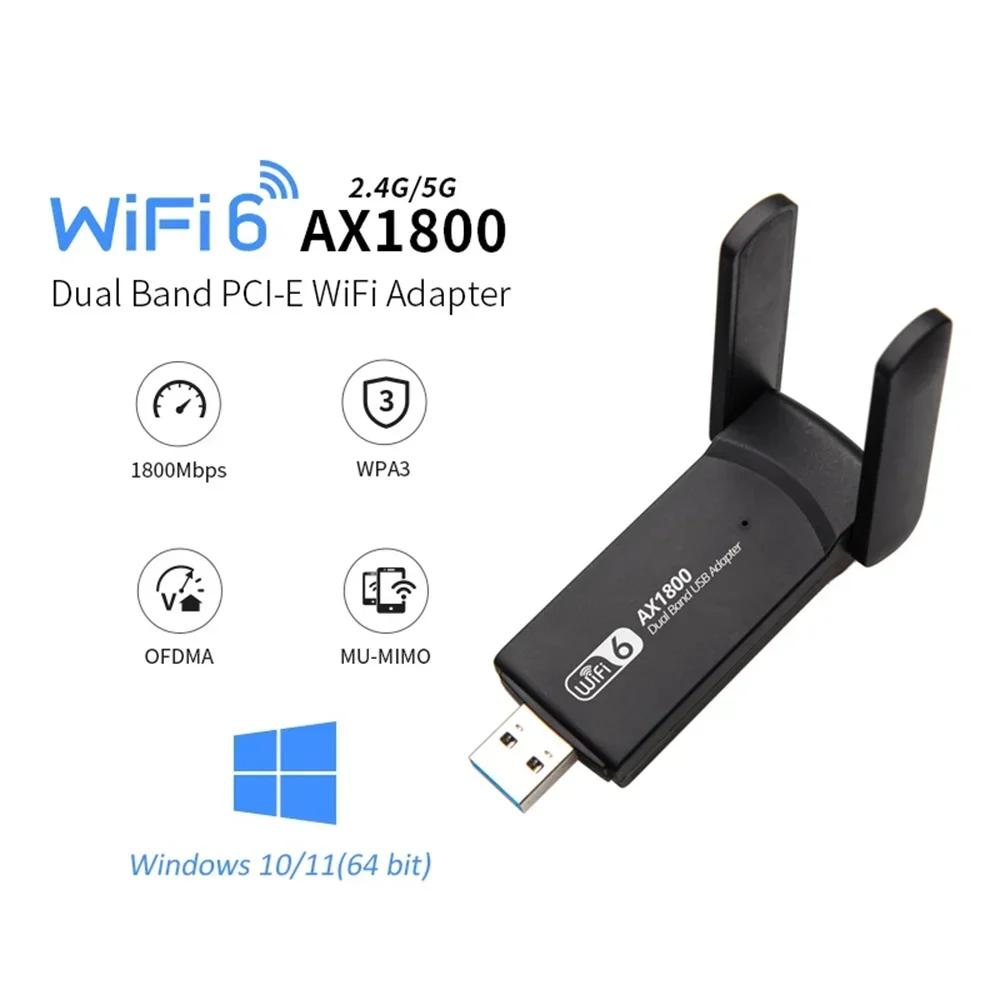    Ʈũ ī,  6 USB , 2.4G  5G AX1800, USB 3.0, MT7921AU, Win10/11 